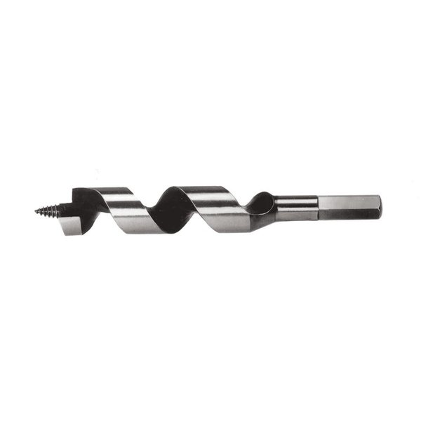 Klein Tools Steel Ship Auger Bit, Screw Point, 1 x 4-Inch 53406